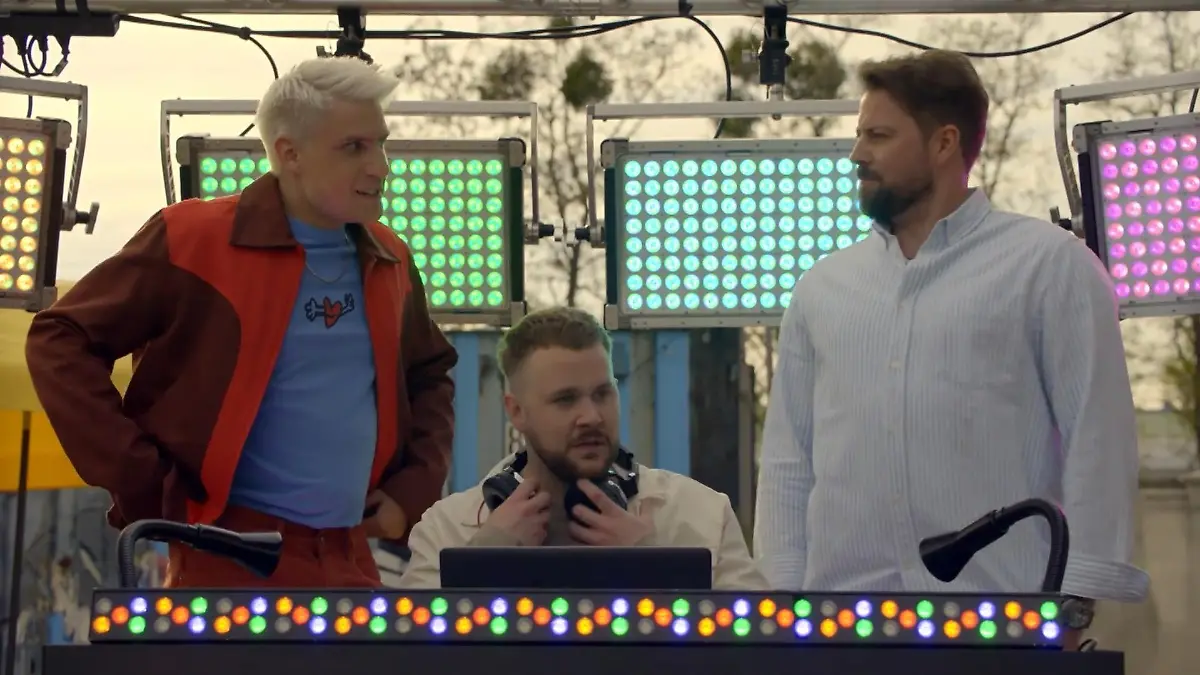 Moritz (Lennart Borchert), Jonas (Felix van Deventer) und John (Felix von Jascheroff)