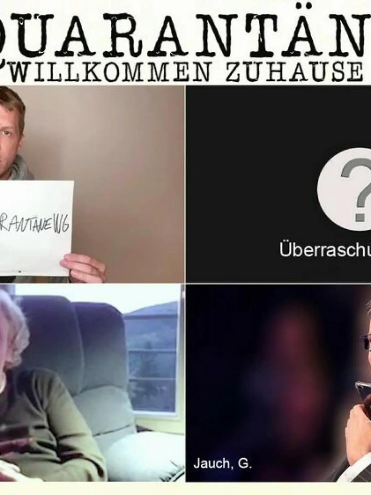 "Die Quarantäne-WG": Jauch, Pocher und Gottschalk im Corona-Talk