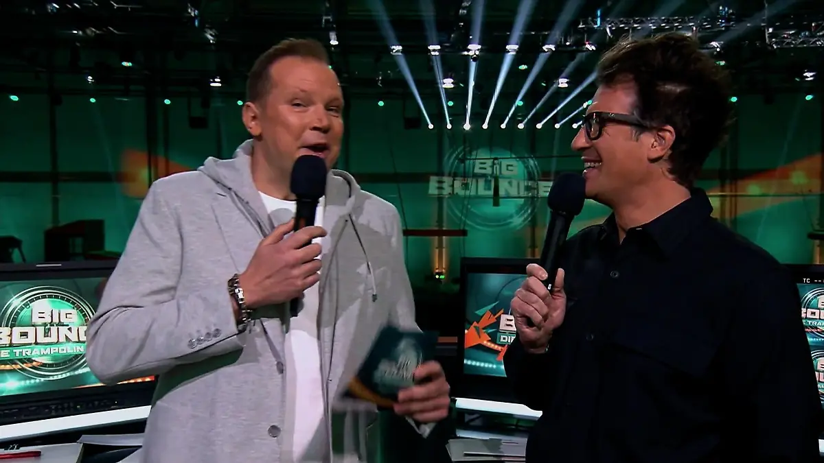 Wolff Fuss und Daniel Hartwich führen gemeinsam durch die "Big Bounce"-Shows.