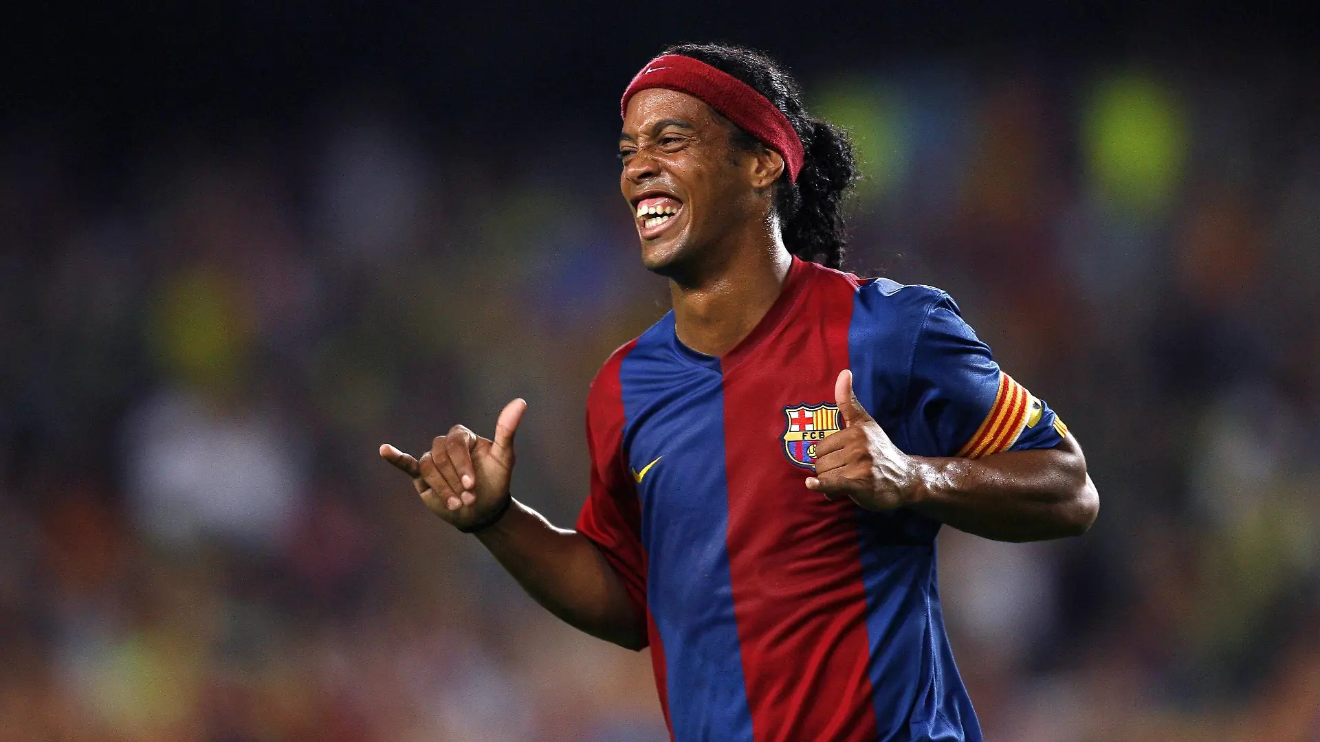 Ronaldinho FC Barcelona - Torjubel - PUBLICATIONxNOTxINxFRAxITA pan15748