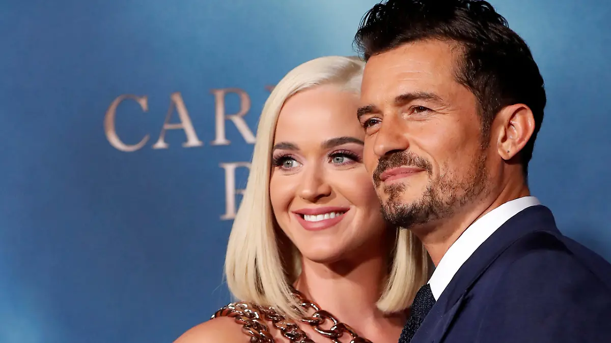 FILE PHOTO: Cast member Orlando Bloom and singer Katy Perry attend the premiere for the television series "Carnival Row" in Los Angeles, California, U.S., August 21, 2019. REUTERS/Mario Anzuoni/File Photo