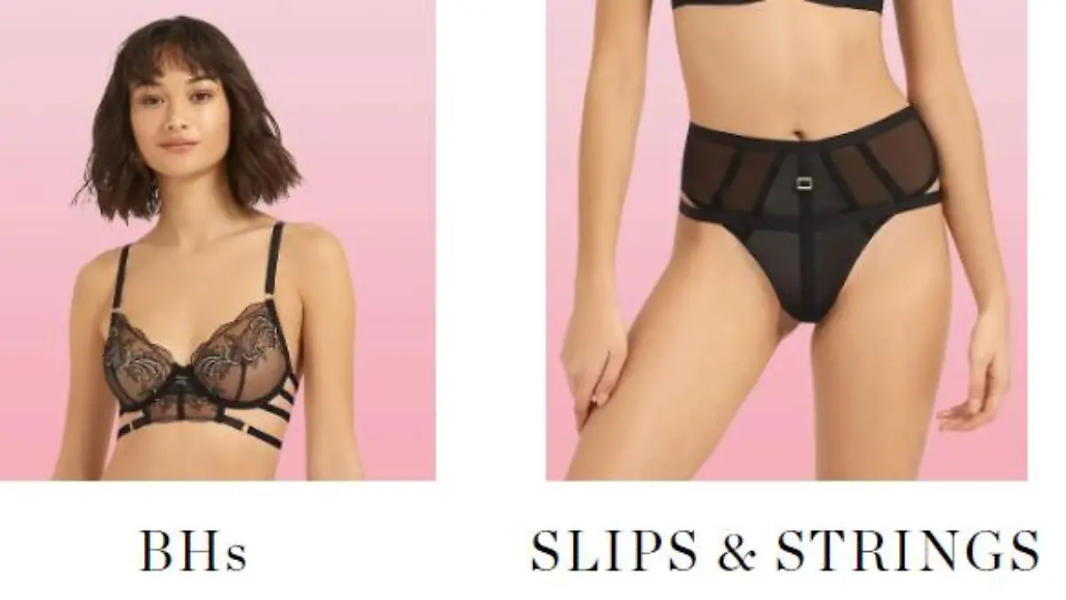 Dessous, Slips, Bodys und vieles mehr