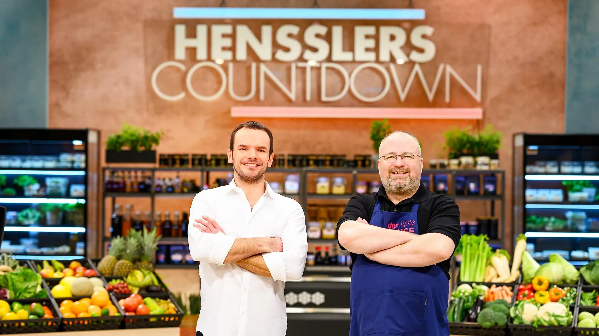 „Hensslers Countdown – Kochen am Limit“: Steffen Henssler ist Spielleiter, Christian Lohse bewertet die Gerichte