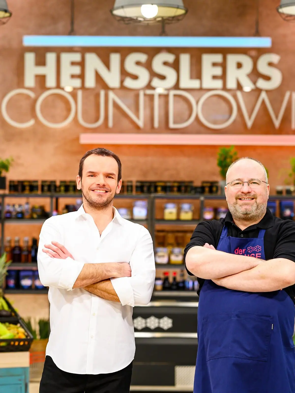 „Hensslers Countdown – Kochen am Limit“: Steffen Henssler ist Spielleiter, Christian Lohse bewertet die Gerichte