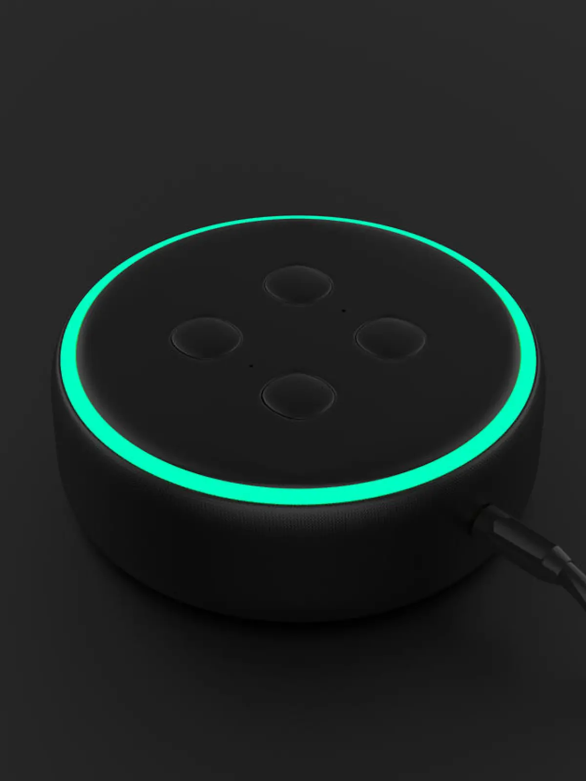 Alexa blinkt grün