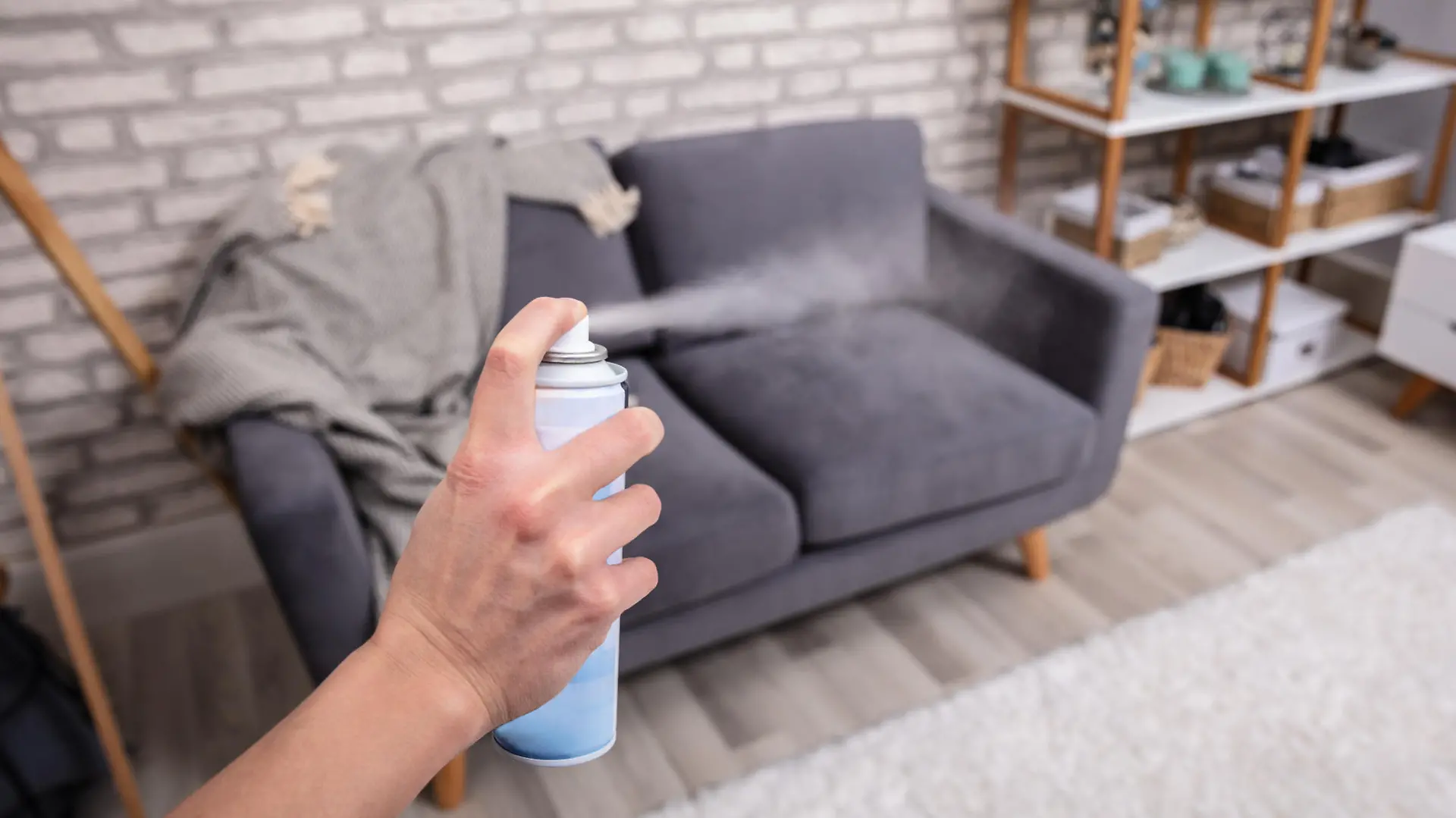 Raumspray sorgt für guten Duft beim Speed Cleaning