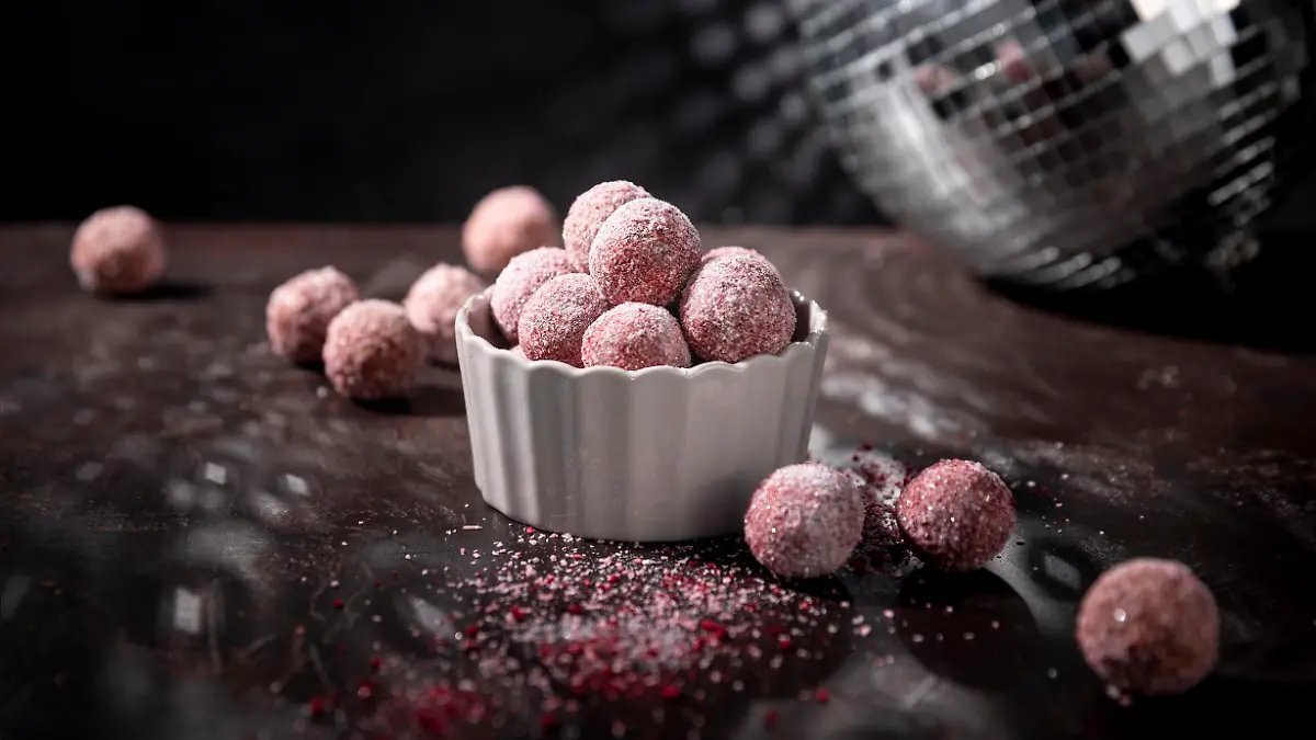 So sehen kleine Meisterwerke aus: Die Energy Balls von "Let's Dance"-Kandidatin Sally Özcan.