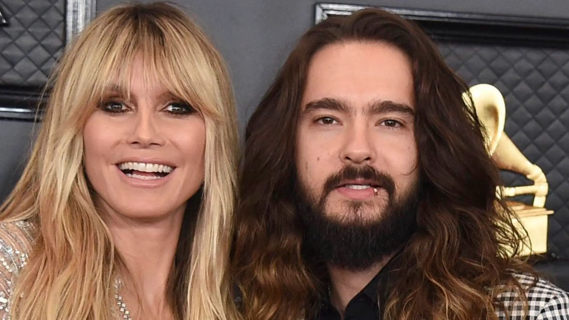 ARCHIV - 26.01.2020, USA, Los Angeles: Heidi Klum und Tom Kaulitz kommen zur Verleihung der Grammy Awards im Staples Center. Ein neues Video von Heidi Klum hat Spekulationen über das Datum ihrer Hochzeit mit Tom Kaulitz wieder aufleben lassen. (zu dpa "Tom spielt Heidi Klum ein Ständchen - Spekulationen zu Jahrestag") Foto: Jordan Strauss/Invision/AP/dpa +++ dpa-Bildfunk +++