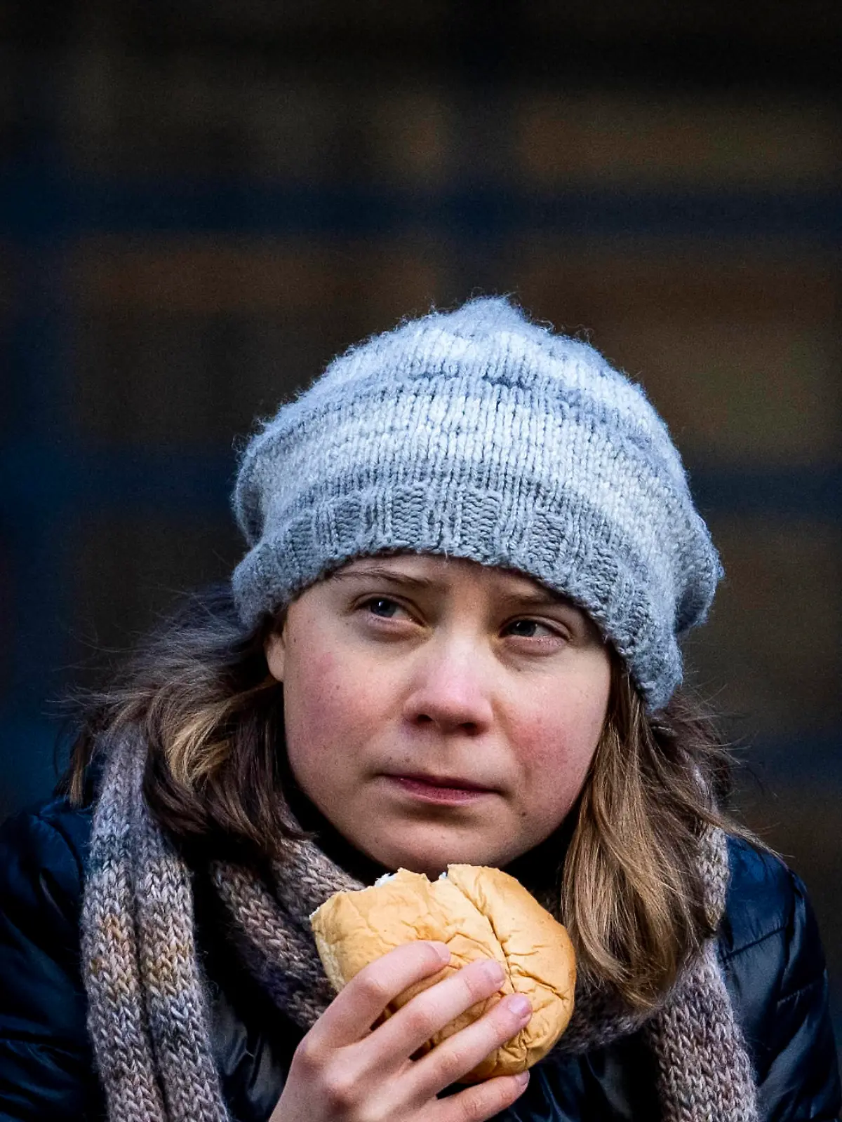 Demonstrasjon mot vindturbinene pa Fosen Oslo 20230301. Greta Thunberg og aksjonistene ved balpannen da de demonstrerer onsdag utenfor finansdepartementet inngang og flere andre departementer i protest mot at vindturbinene pa Fosen, som Hoyesterett har sagt at er ulovlige, ikke er revet. Foto: Javad Parsa / NTB Oslo Norge eIQzqgn8Atg EDITORIAL USE ONLY Ref:_BNC_POLeIQzqgn8Atg.jpg *** Demonstration against the wind turbines at Fosen Oslo 20230301 Greta Thunberg and the activists at the ball pan as they demonstrate on Wednesday outside the Ministry of Finances entrance and several other ministries in protest that the wind turbines at Fosen, which the Hoyesterett has said are illegal, have not been demolished Photo Javad Parsa NTB Oslo No PUBLICATIONxNOTxINxNORxSWExDENxFINxBELxFRAxISLxITAxPORxIRLxLUX Copyright: xJavadxParsax/xNTBx