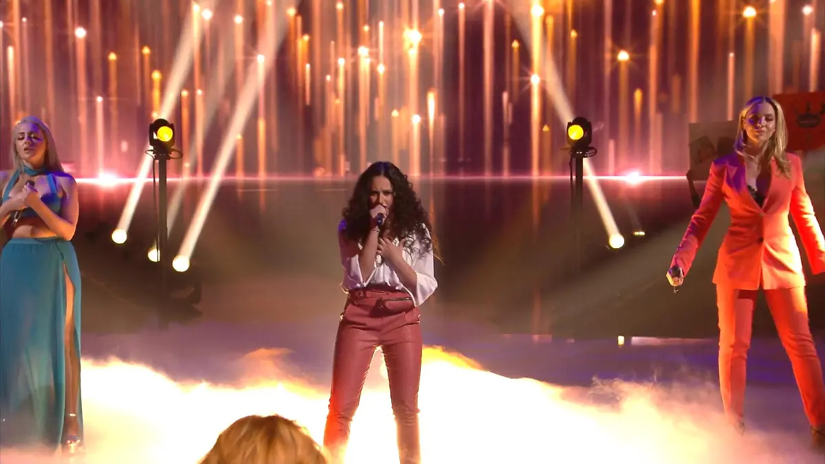Lydia zaubert Oana Nechiti „Gänsehaut“ DSDS 2020: „Mädchen gegen Jungs“