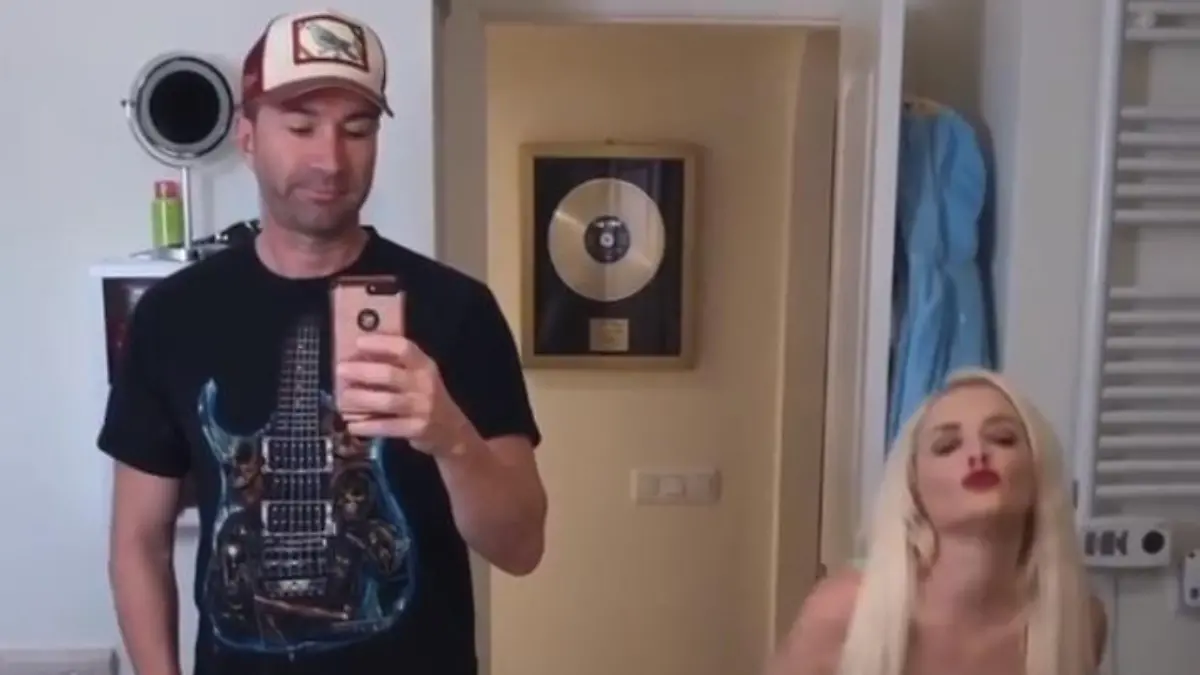 Lucas Cordalis und Daniela Katzenberger machen bei der TikTok-Challenge mit.