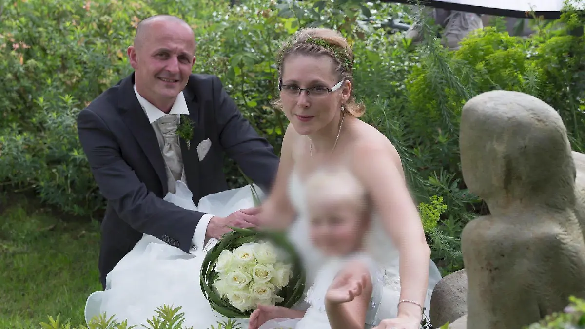 Sandra K. aus Chemnitz auf einem Hochzeitsfoto