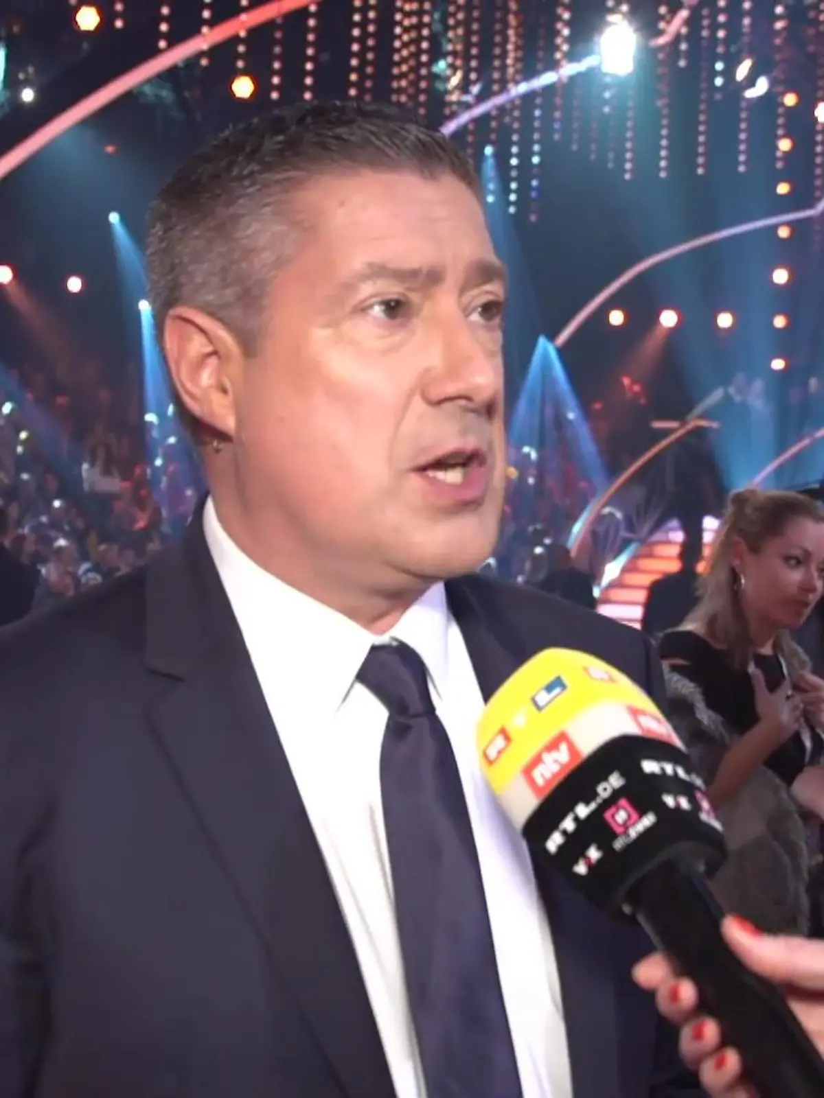 Joachim Llambi zeigt sich nach der Show zufrieden.