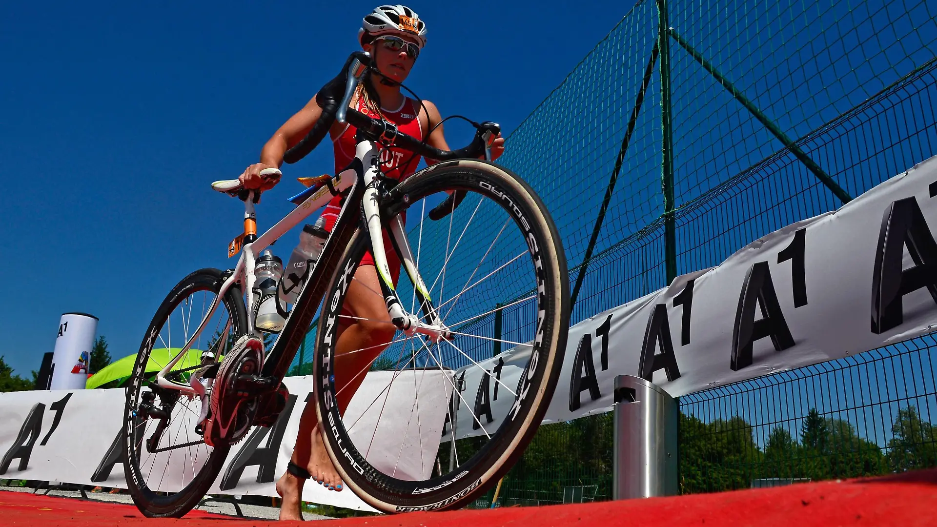 TRIATHLON - Trumer Triathlon 2014 OBERTRUM AM SEE,AUSTRIA,19.JUL.14 - TRIATHLON, CYCLING - Trumer Triathlon 2014. Image shows Nathalie Birli (AUT). PUBLICATIONxINxGERxHUNxONLY
Triathlon Triathlon 2014 at Lake Austria 19 Jul 14 Triathlon Cycling Triathlon 2014 Image Shows Nathalie Birli AUT