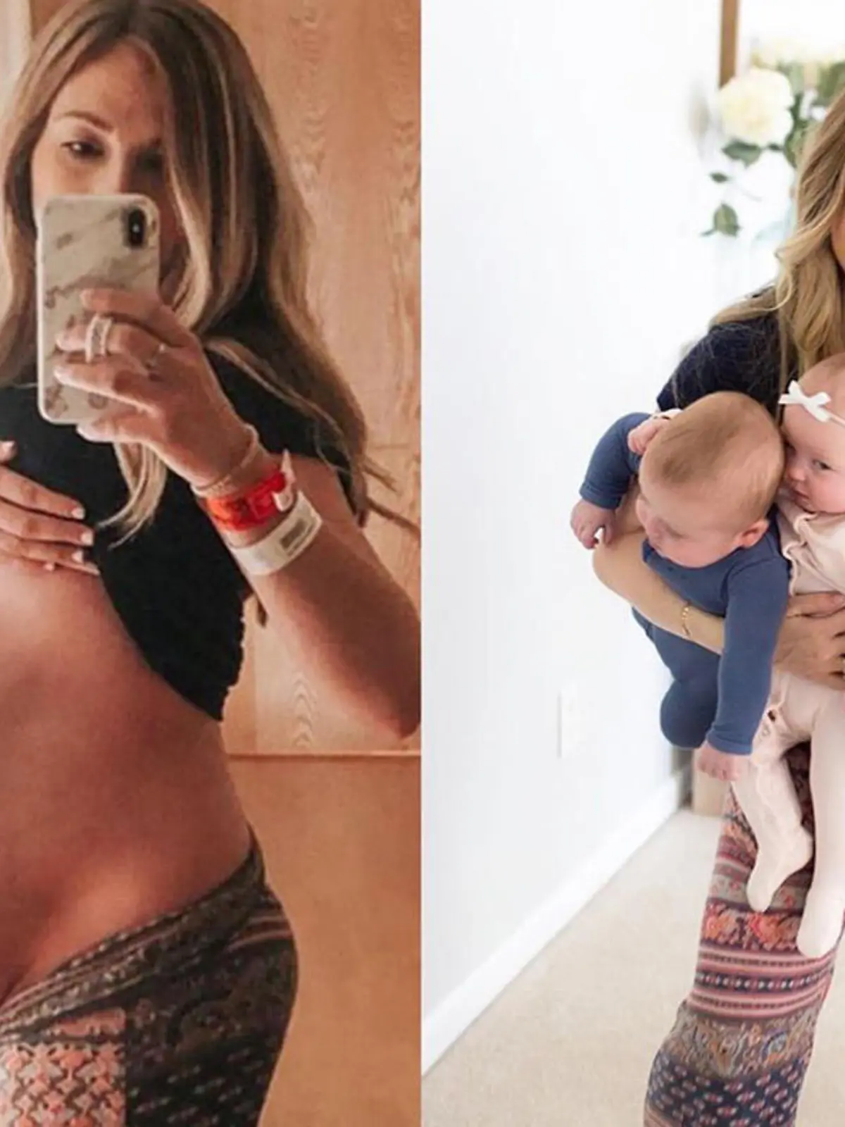 Lindsay hat vier gesunde Babys auf die Welt gebracht