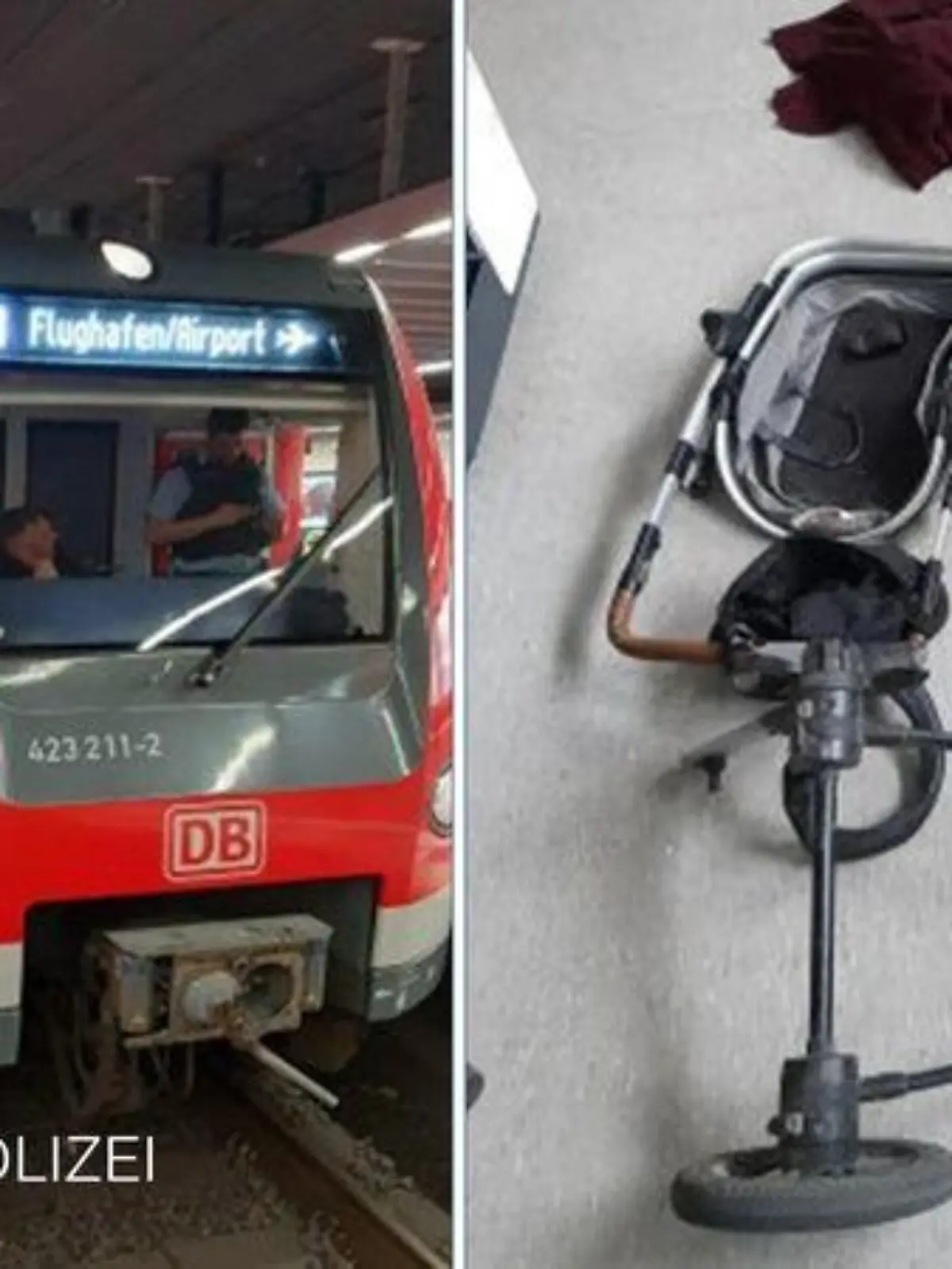 Bange Schrecksekunden am Hauptbahnhof - Kinderwagen rollt ins Gleis und wird von S-Bahn überfahren