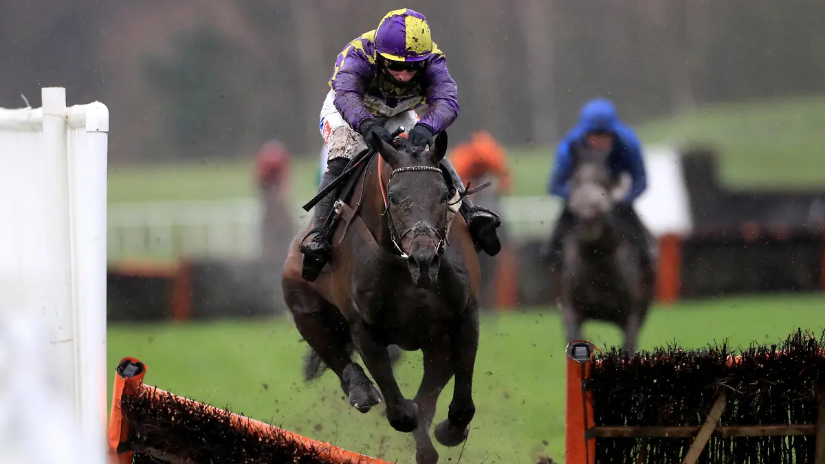 Market Rasen Races - December 3rd. Malinello ridden by Daryl Jacob clears the last fence on their way to win the Follow MansionBet For Festive Prizes Novices' Hurdle at Market Rasen Racecourse, Market Rasen. Picture date: Thursday December 3, 2020. See PA story RACING Market Rasen. Photo credit should read: Mike Egerton/PA Wire. RESTRICTIONS: Editorial use only. No commercial use. URN:56918417