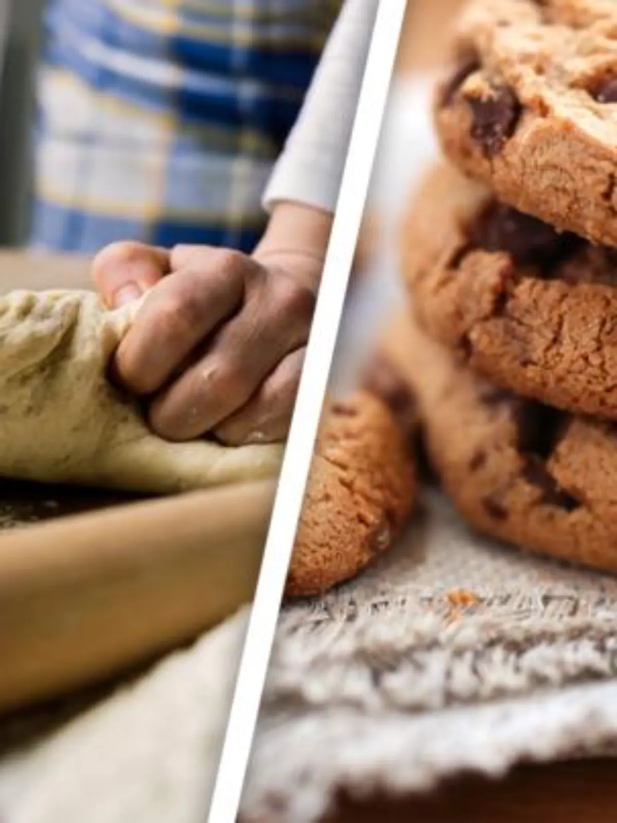 Cookies und Pizzateig