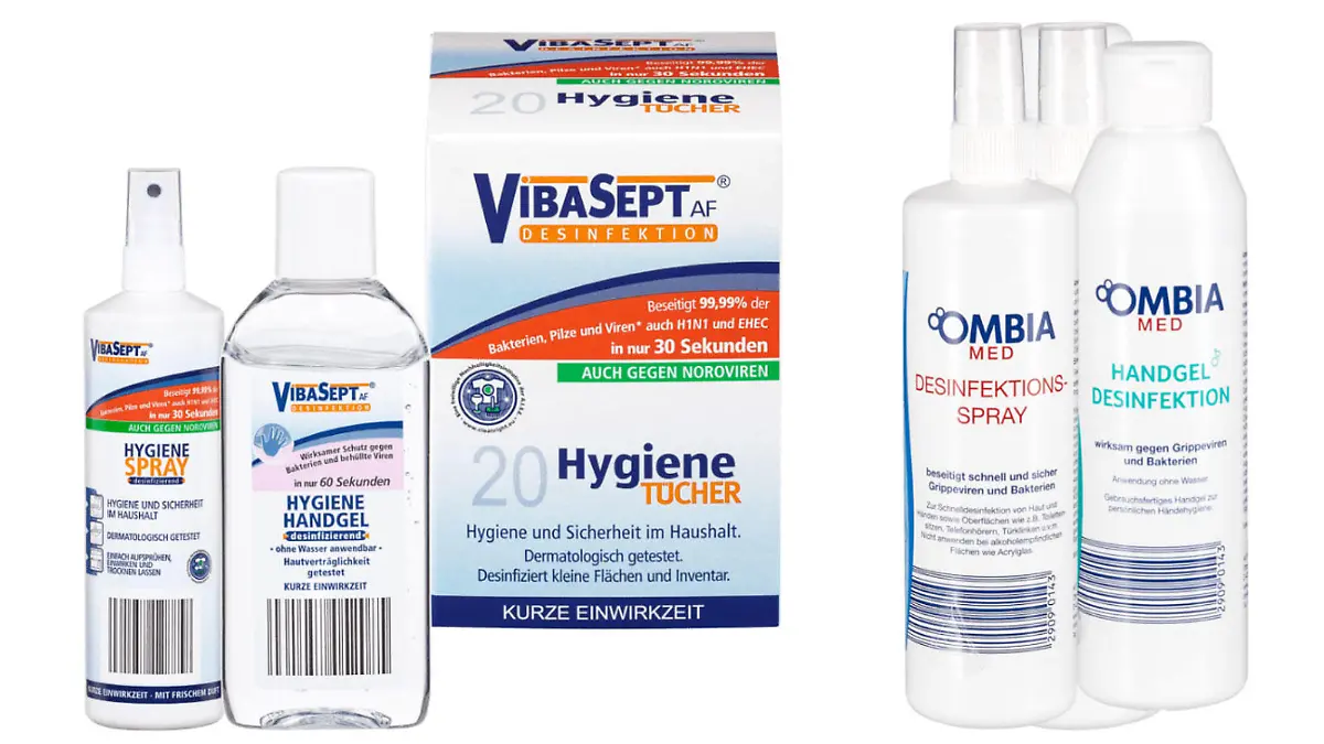 Desinfektionsmittel bei Aldi