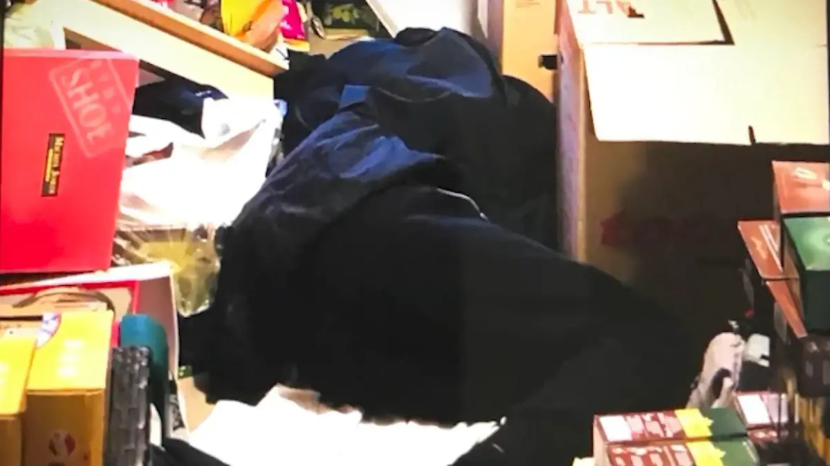 Einbrecher schläft im Keller ein