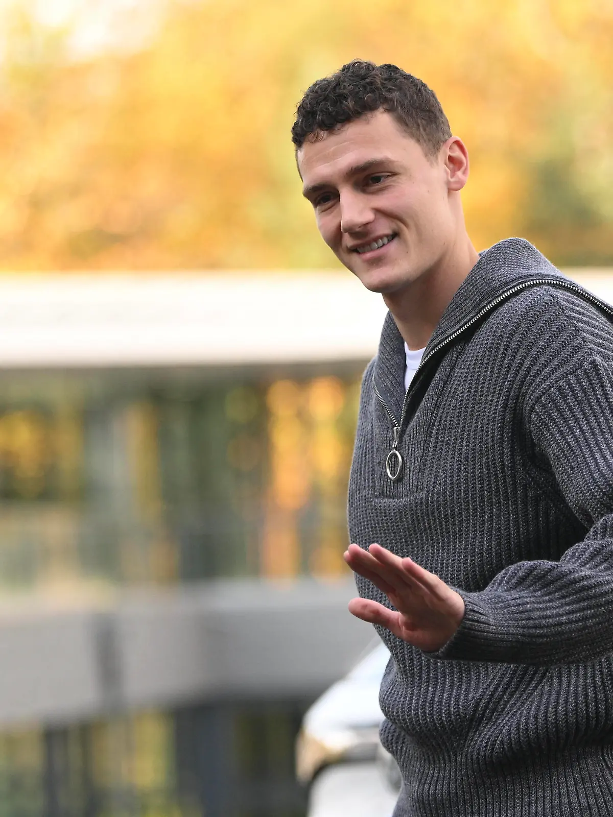  Benjamin PAVARD FOOTBALL : Arrivee des joueurs de l equipe de France a Clairefontaine - 14/11/2022 JBAutissier/Panoramic PUBLICATIONxNOTxINxFRAxITAxBEL