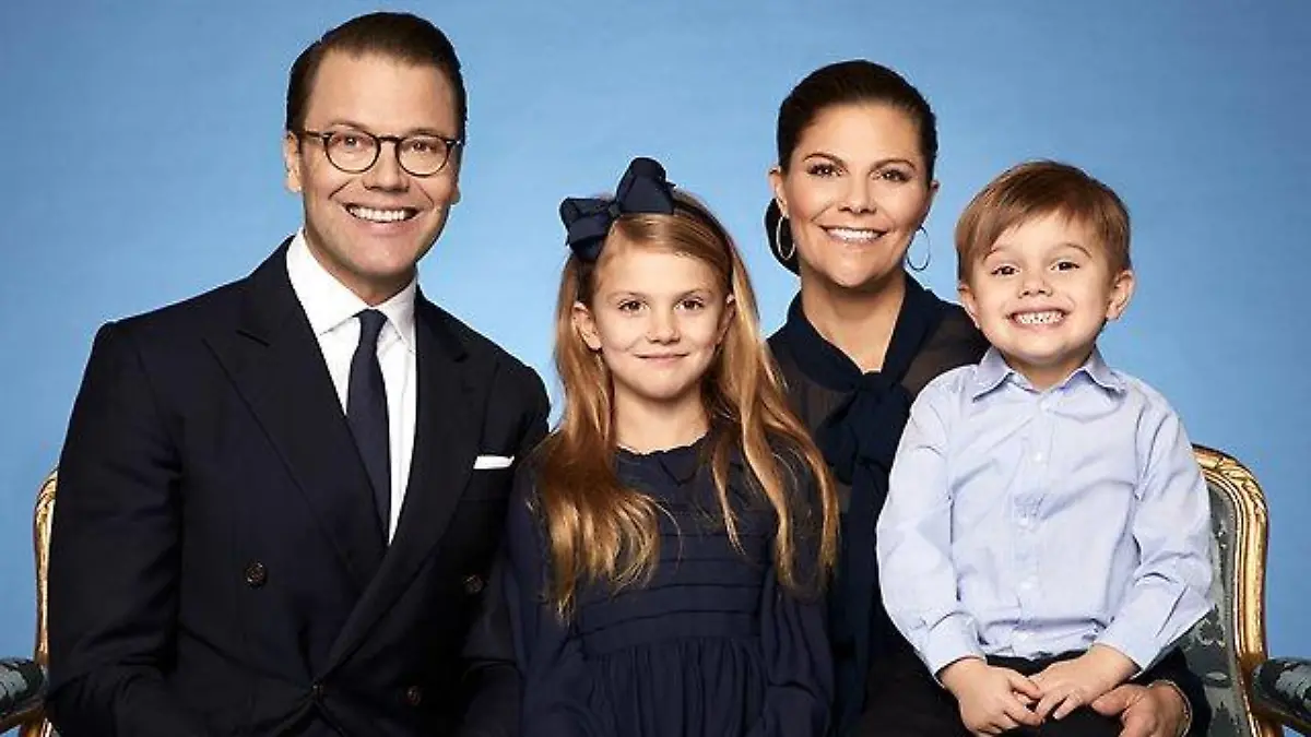 Prinz Daniel, Prinzessin Victoria, Prinzessin Estelle und Prinz Oscar.