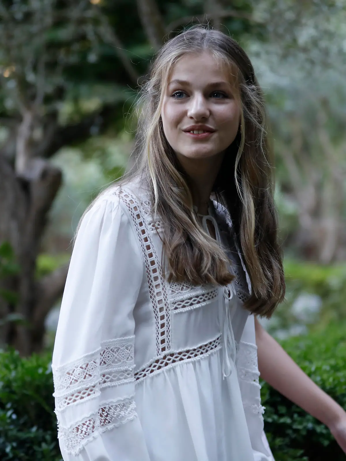 Spaniens Kronprinzessin Leonor besucht Cartoixa de Valldemossa. Die spanische Königsfamilie hat ihren jährlichen Sommerurlaub auf Mallorca begonnen.