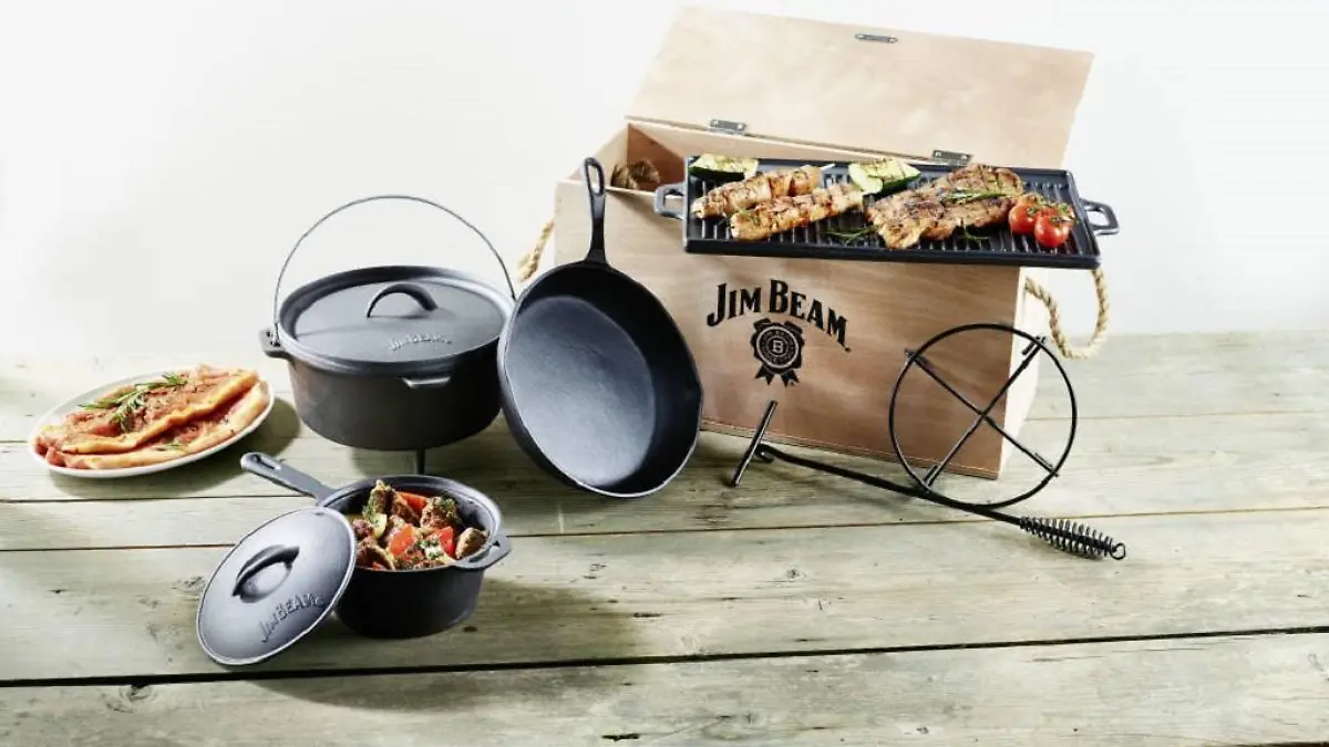 Dutch-Oven-Set von Jim Beam