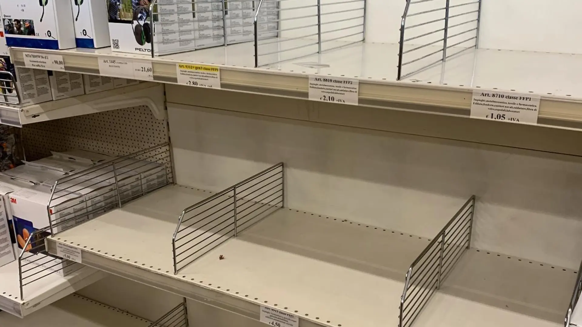 Atemschutzmasken sind ausverkauft