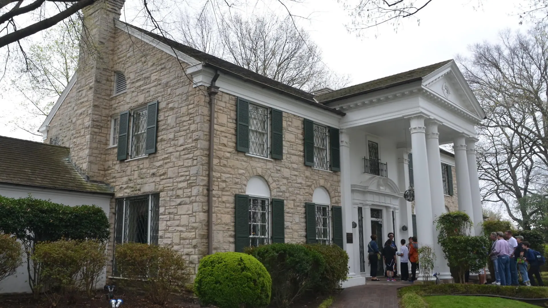 Das Wohnhaus auf dem Graceland-Anwesen.