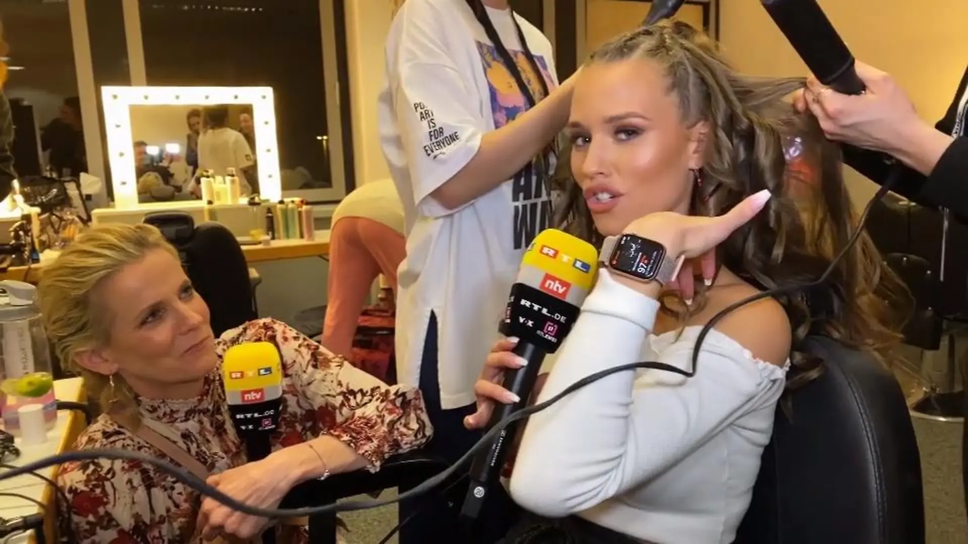 Puls-Check mit den "Let's Dance"-Promis Extreme Aufregung kurz vor der Show!