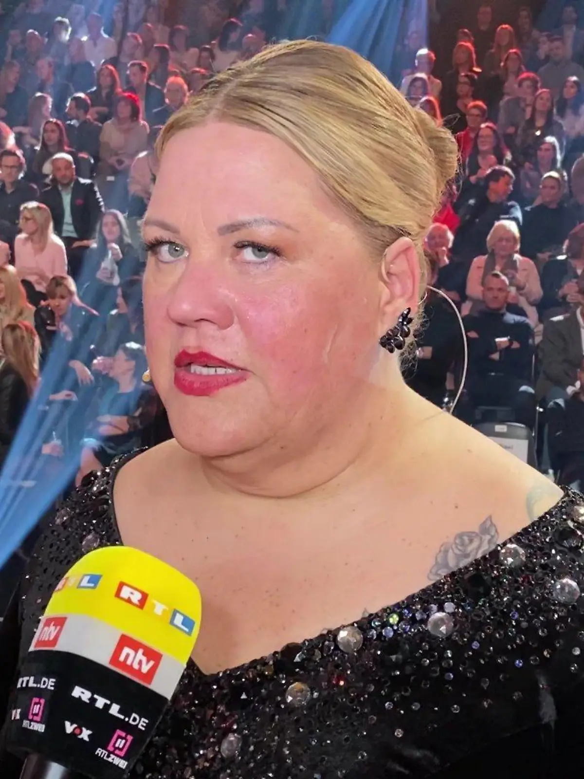Ilka Bessin freut sich über Trainingspartner Erich Klann.