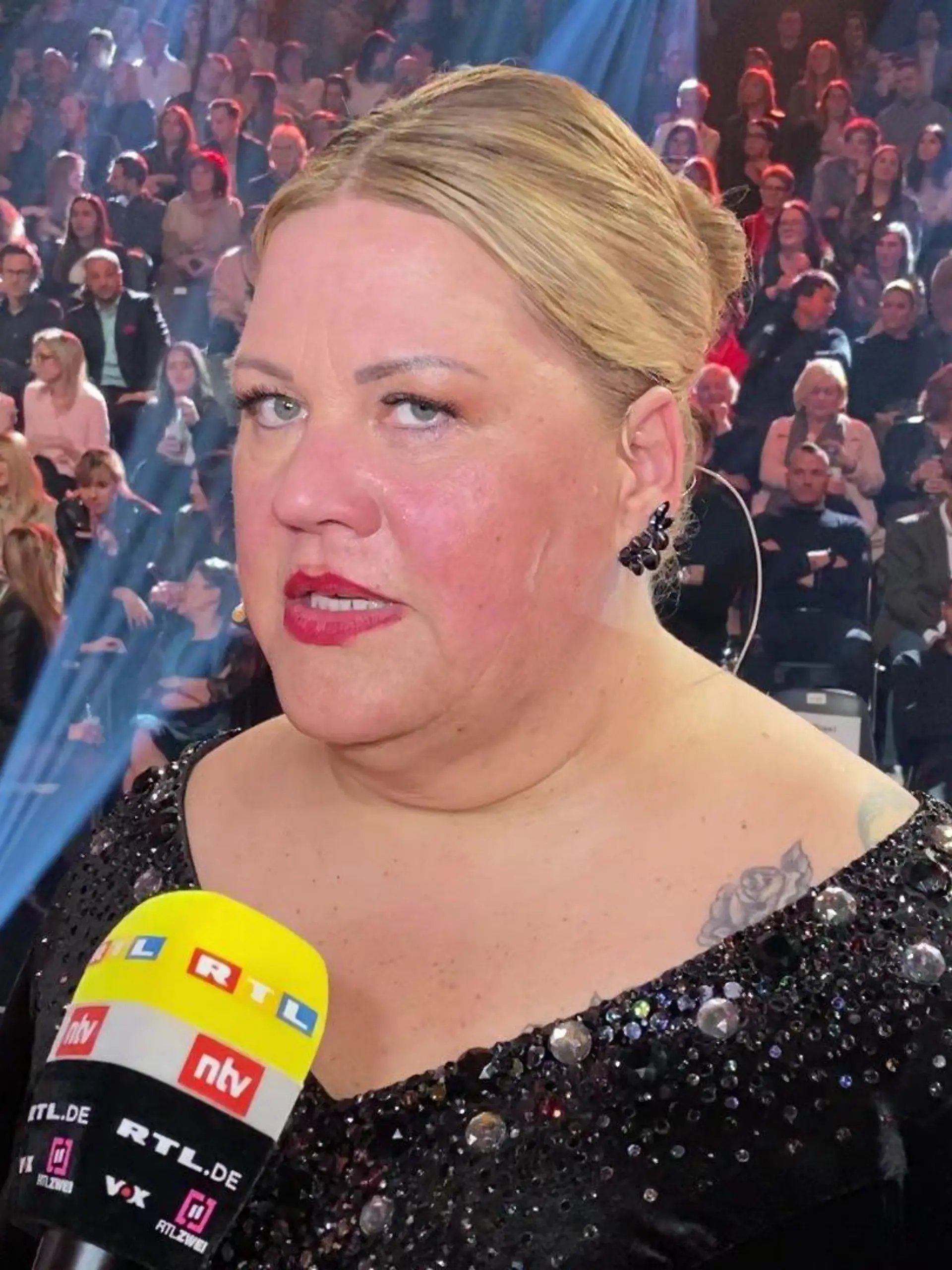 Ilka Bessin freut sich über Trainingspartner Erich Klann.