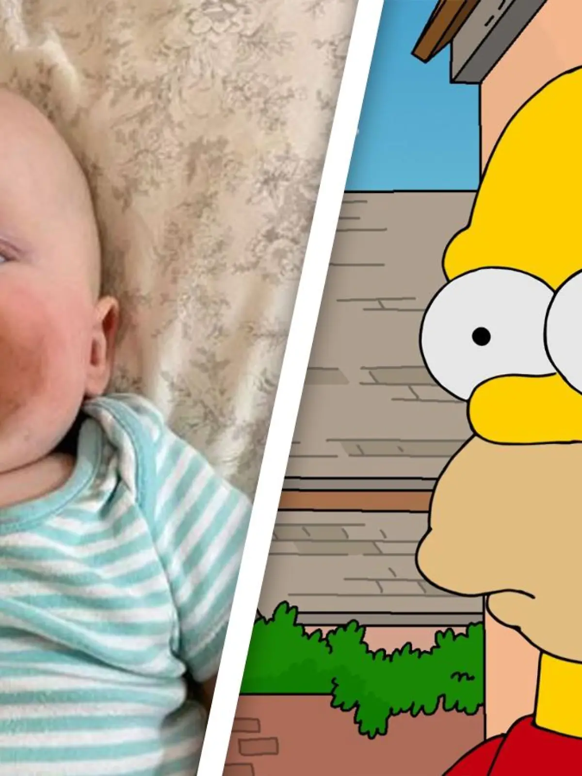 Mutter stillt Baby, nachdem sie Selbstbräuner verwendet hat.