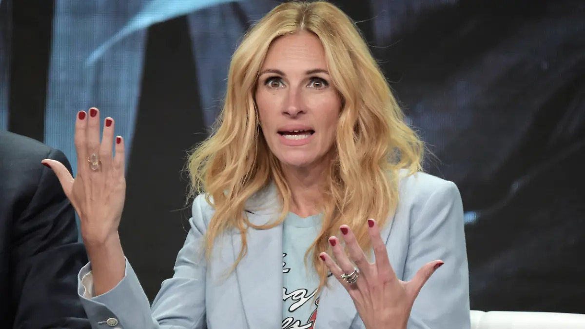 28.07.2018, USA, Beverly Hills: US-amerikanische Schauspielerin Julia Roberts nimmt am «Homecoming» Panel während der TCA Summer Press Tour teil. Foto: Richard Shotwell/Invision/AP/dpa +++ dpa-Bildfunk +++