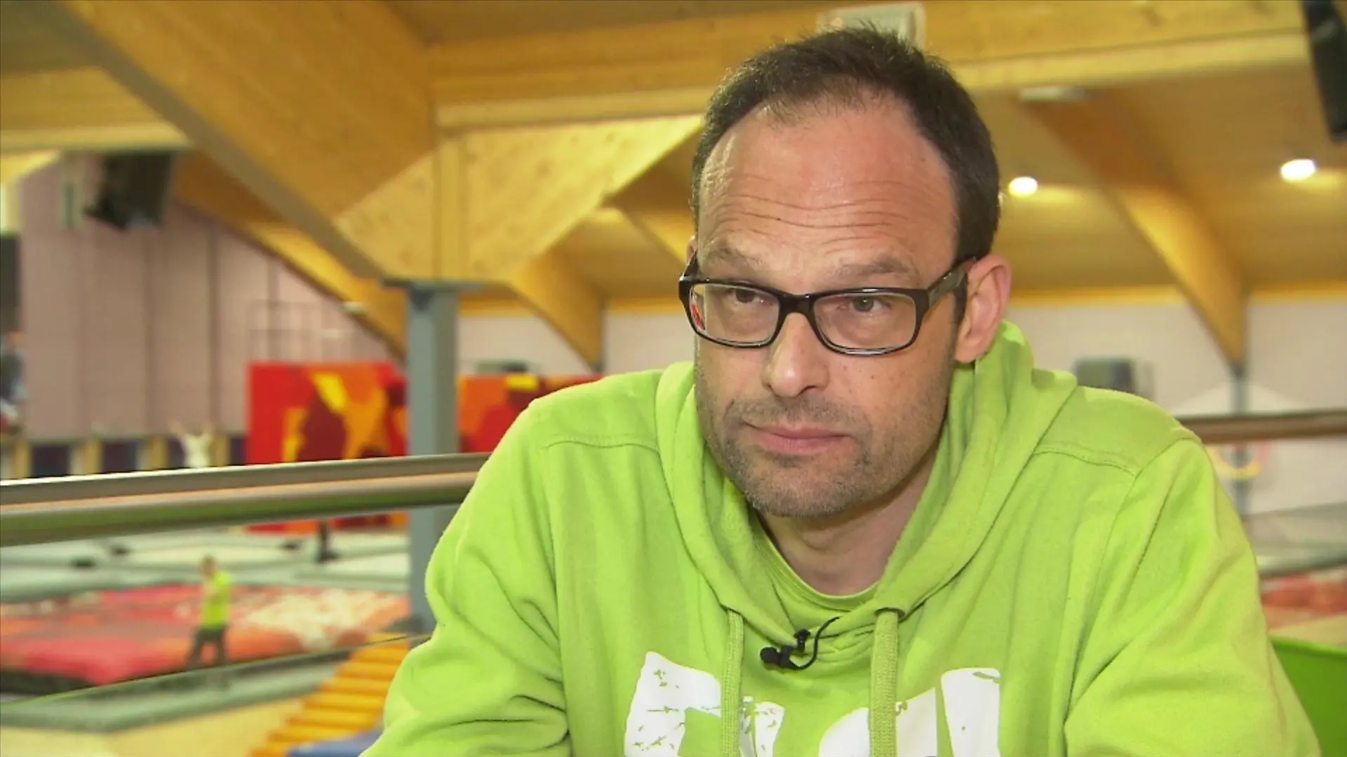 Marcel Meier, der Besitzer der Trampolinhalle in Belp