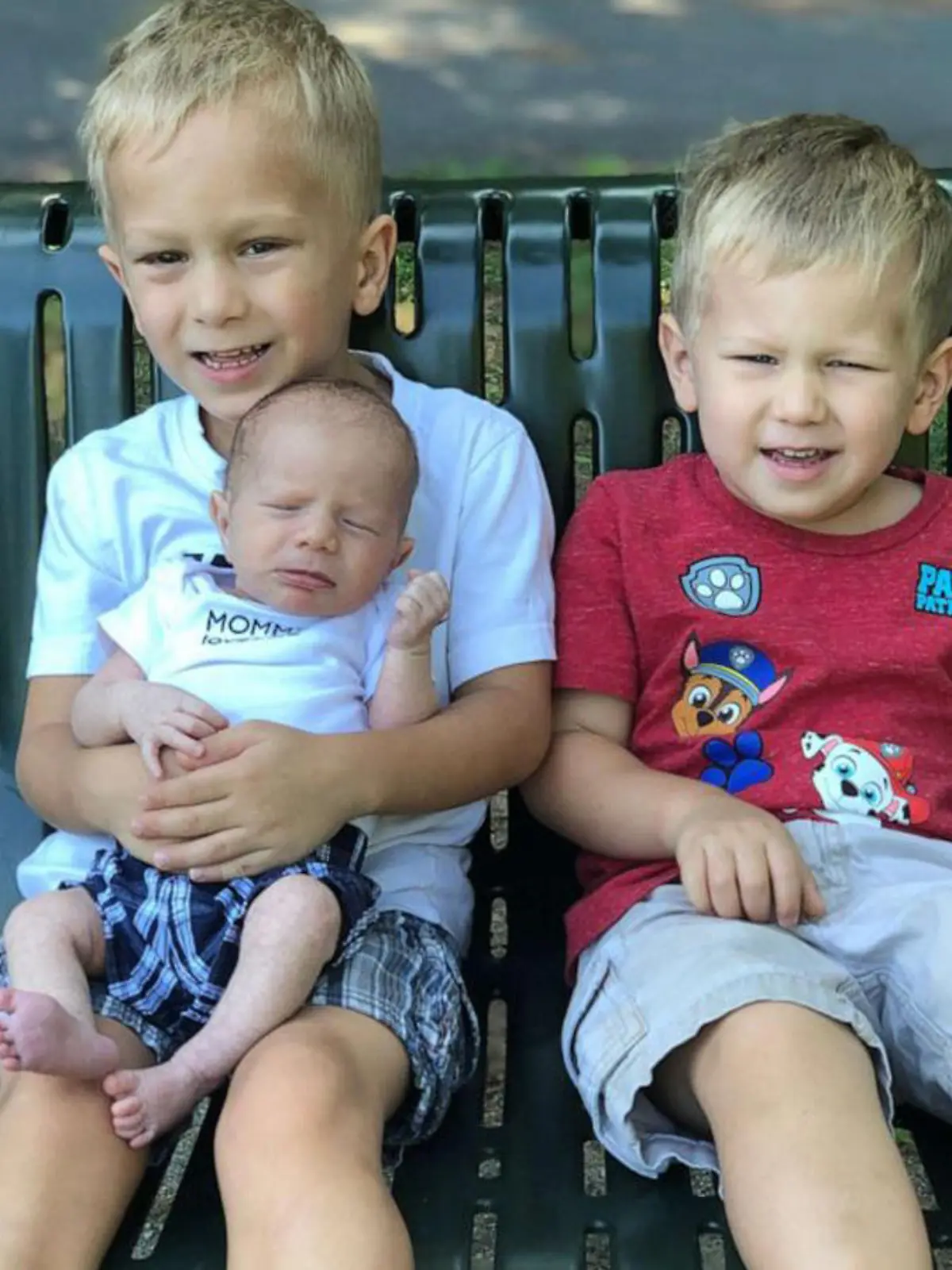 Tristen, Caison und Carter Rush