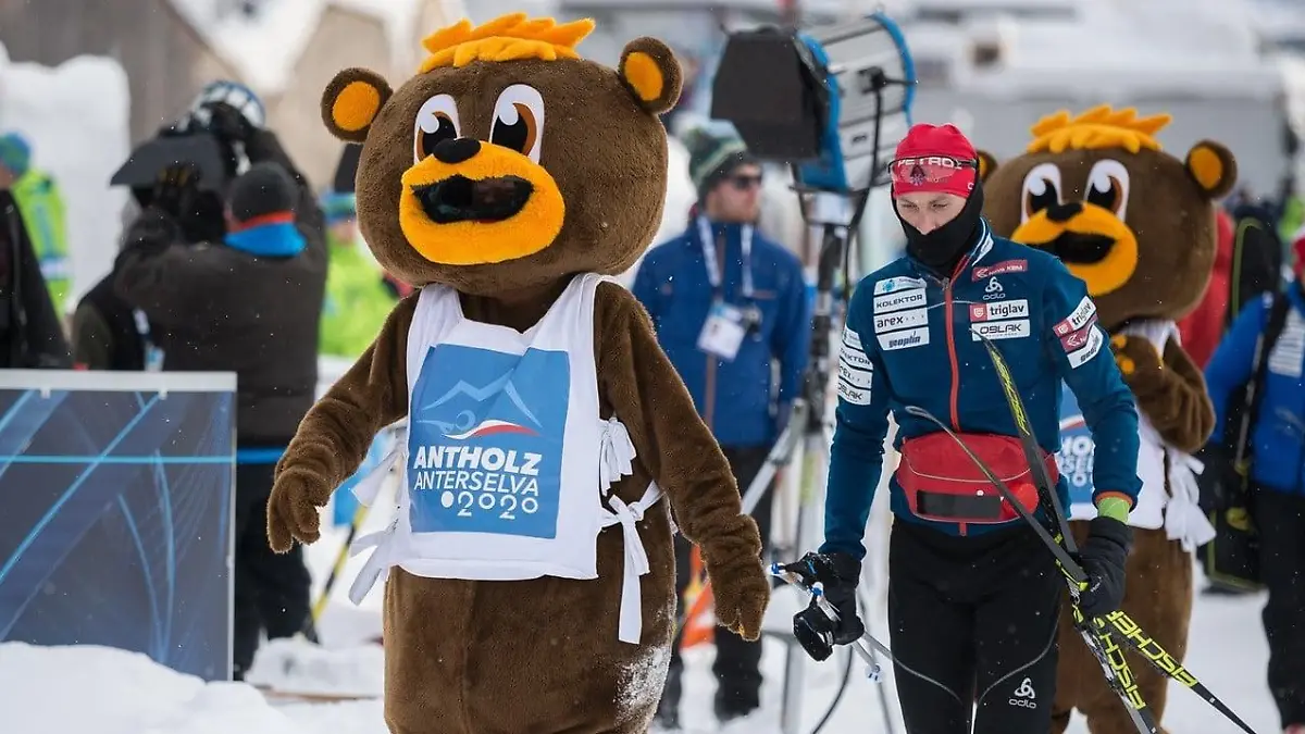 Bumsi Maskottchen Biathlon