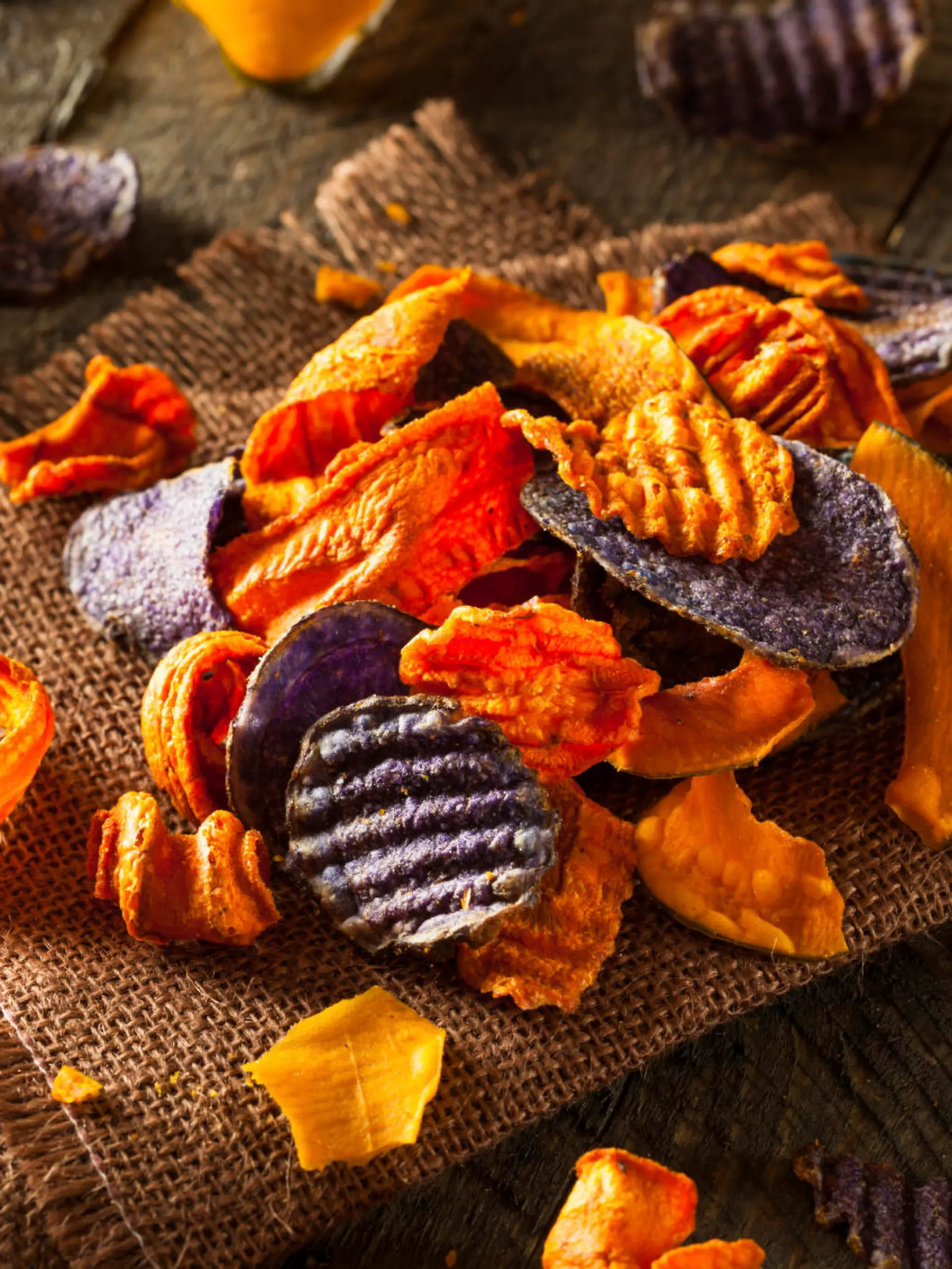 Healthy Organic Vegetable Chips Ready to Eat