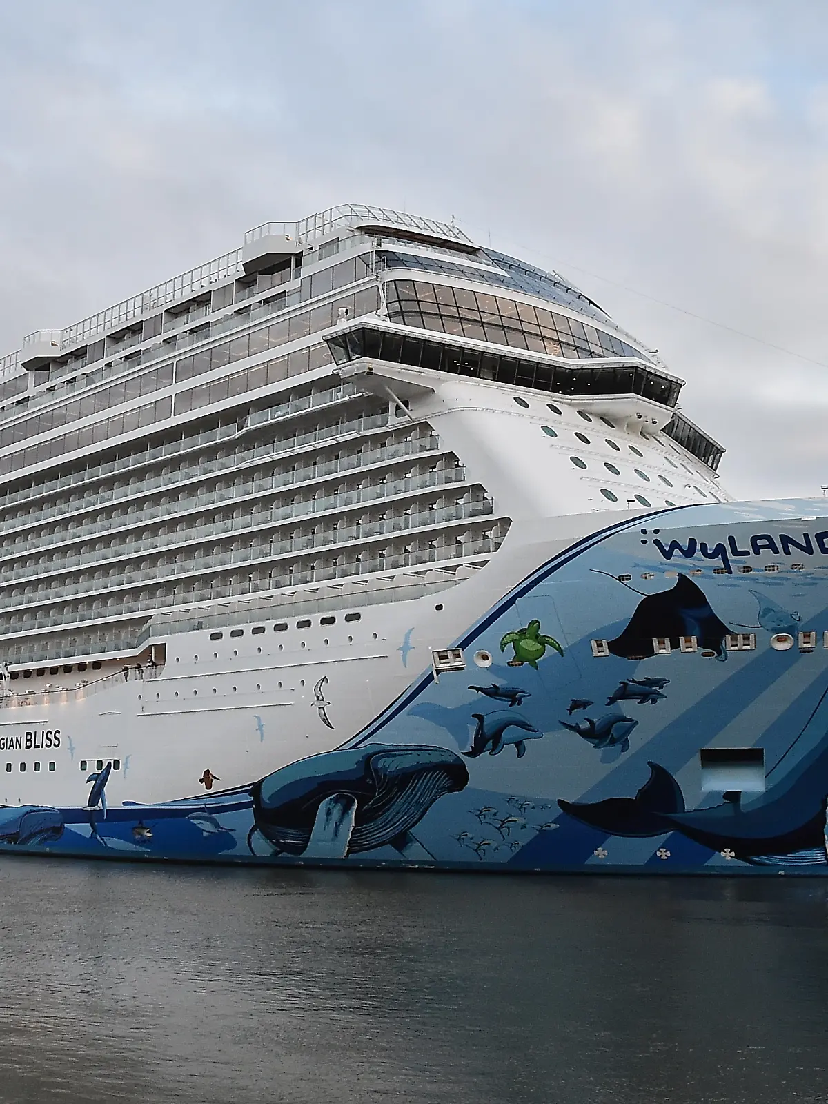 March 15, 2020 - New York,. NY USA: Passengers aboard Norwegian Bliss cruise ship docked on the West side of Manhattan have been allowed to disembark disembark when it was confirmed no passengers have Coronavirus. (John Roca/Polaris/ddp) /// 

 Corona virus folo