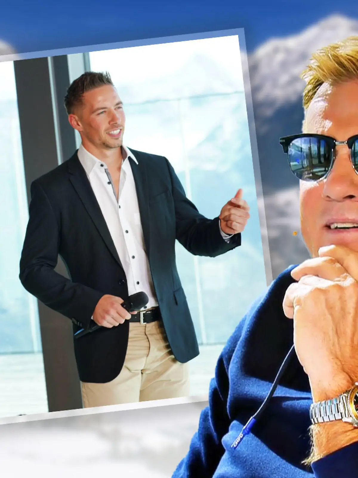 DSDS-Kandidaten Elvin, Ramon und Dieter Bohlen