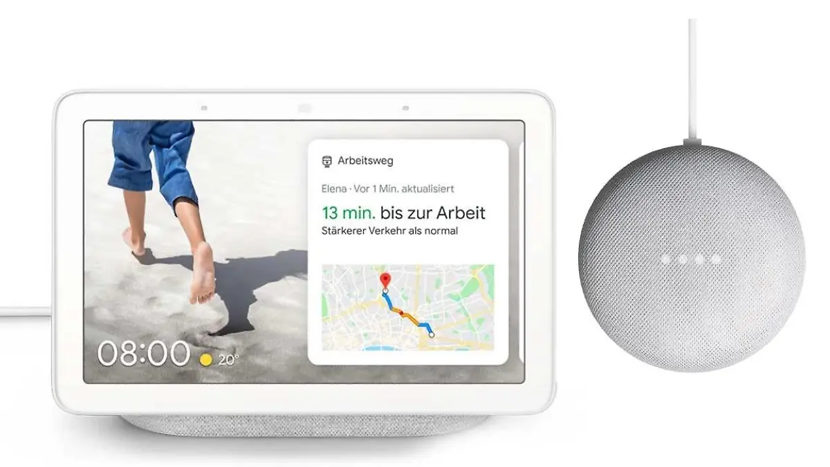 Google Nest Hub und  Google Nest Mini