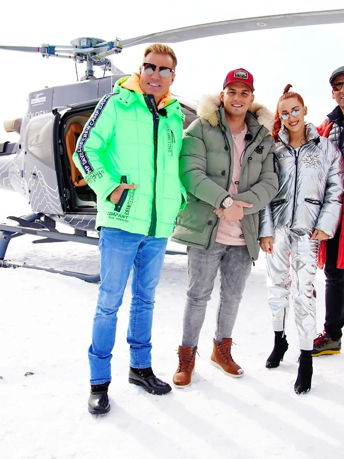 Dieter Bohlen, Pietro Lombardi, Oana Nechiti und Xavier Naidoo