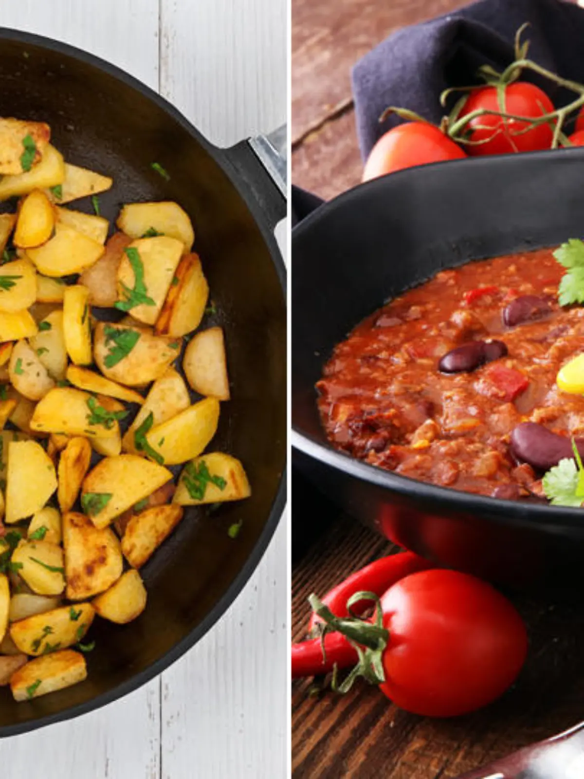 Bratkartoffel und Chili con Carne: Zwei Klassiker, die immer gehen!