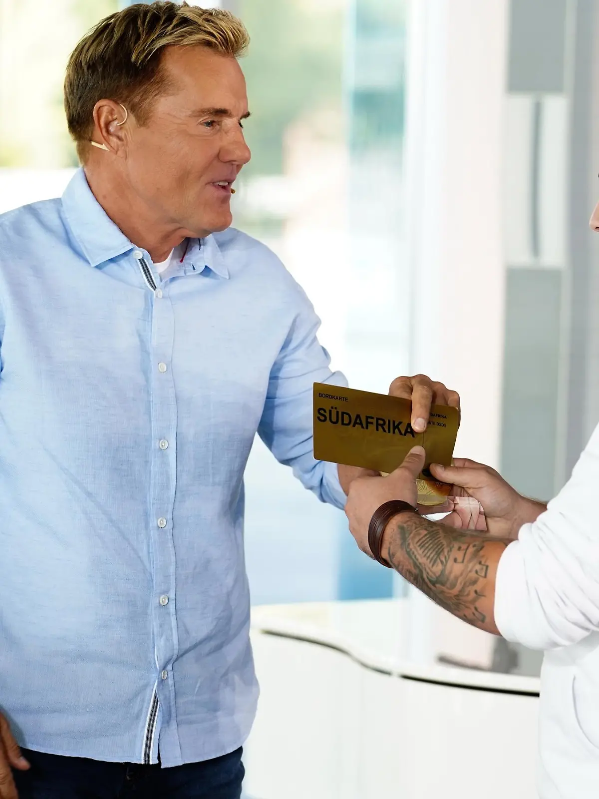 Dieter Bohlen und DSDS-Kandidat Raphael Goldmann
