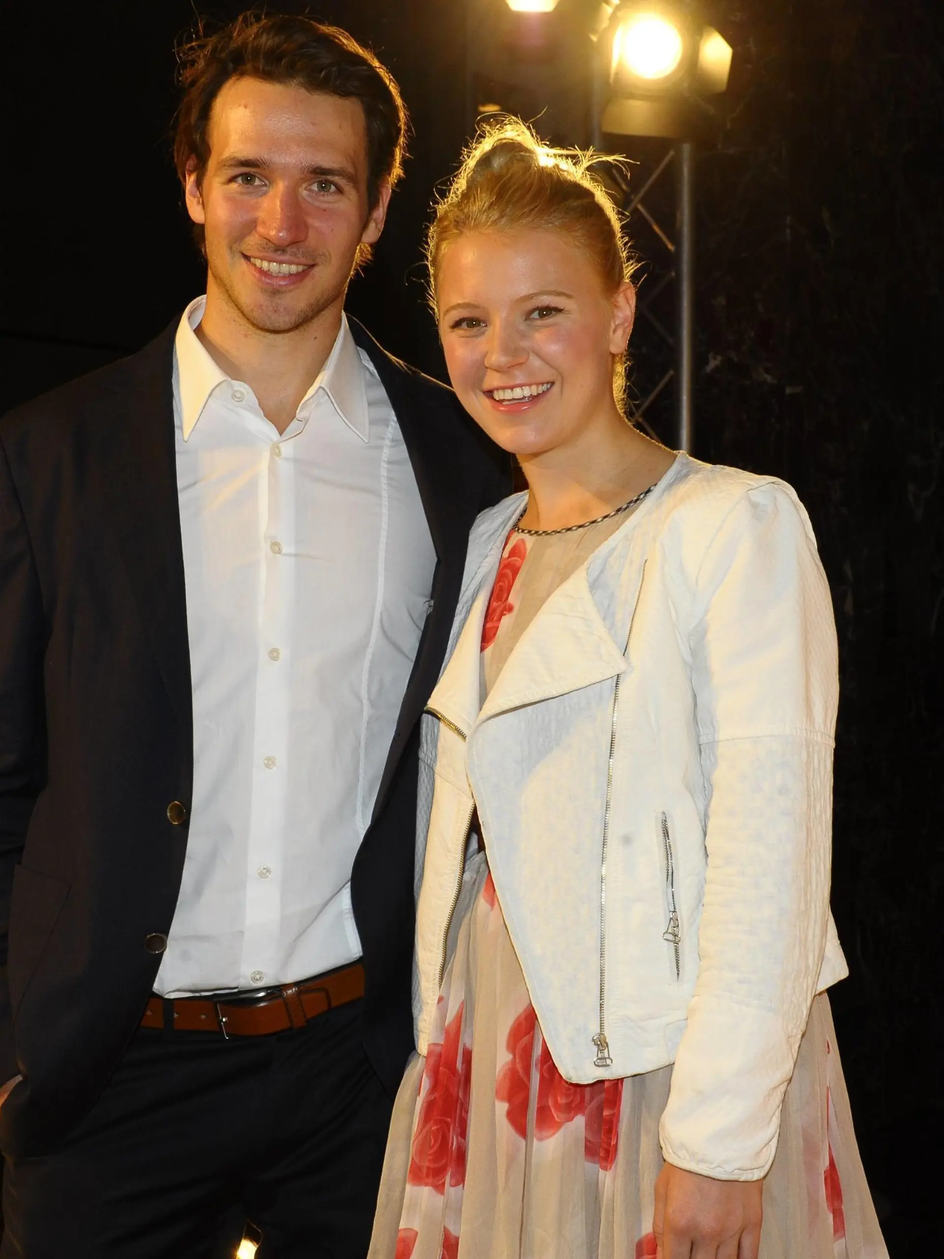 Felix Neureuther mit Freundin Miriam Gössner / Felix Friends for Kids / Friends Gala / Sofitel Munich Bayerpost / München / 06. Oktober 2014 /  