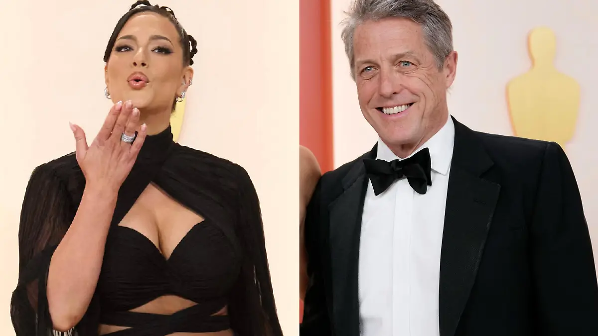 Ashley Graham hat Hugh Grant auf dem roten Teppich der Oscars interviewt.
