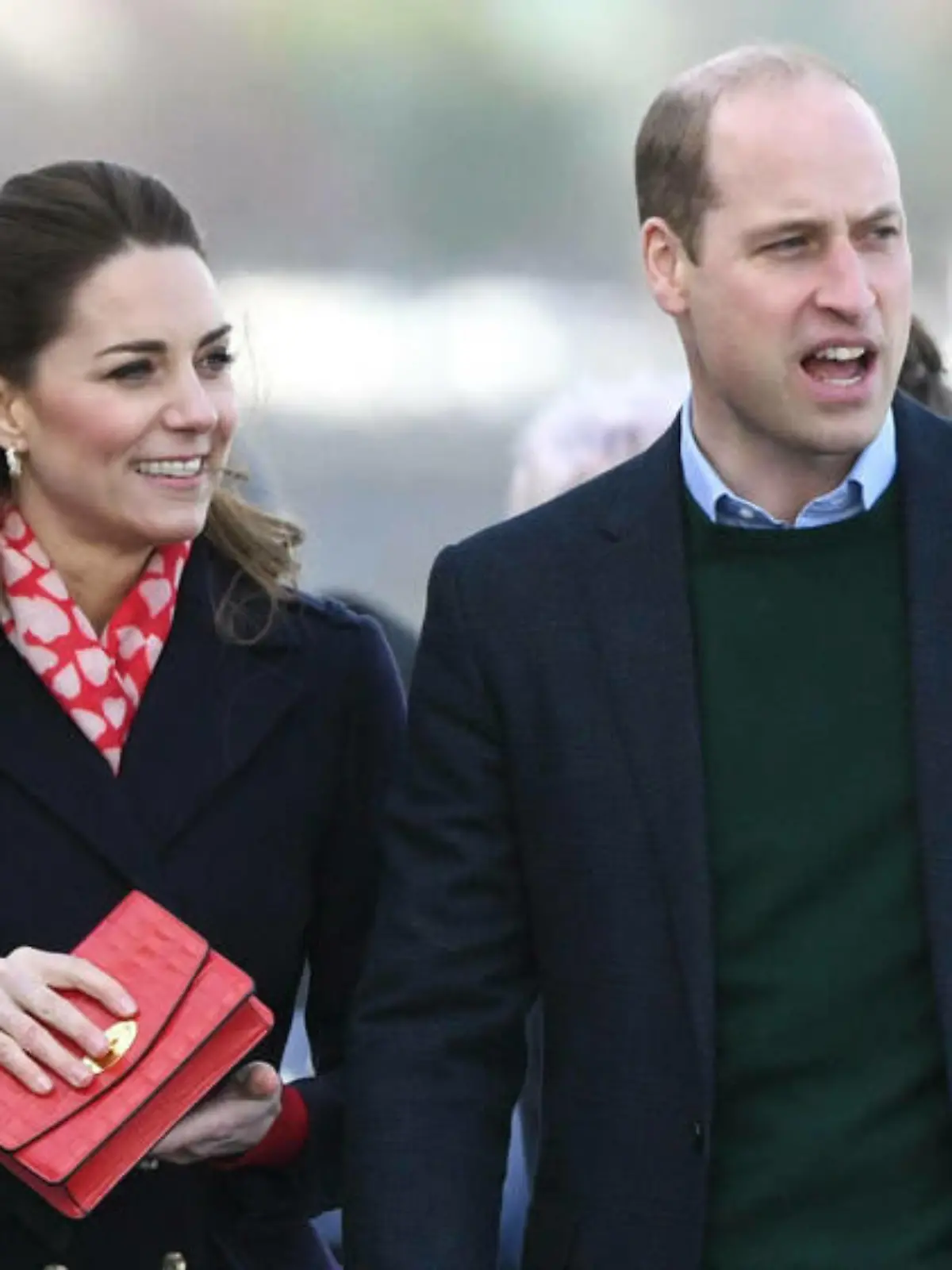 Prinz William und Herzogin Kate zeigen sich gut gelaunt in Südwales