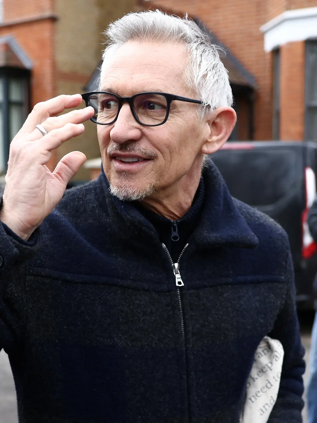 Former British football player and BBC presenter Gary Lineker walks outside his home in London, Britain, March 12, 2023. REUTERS/Henry Nicholls