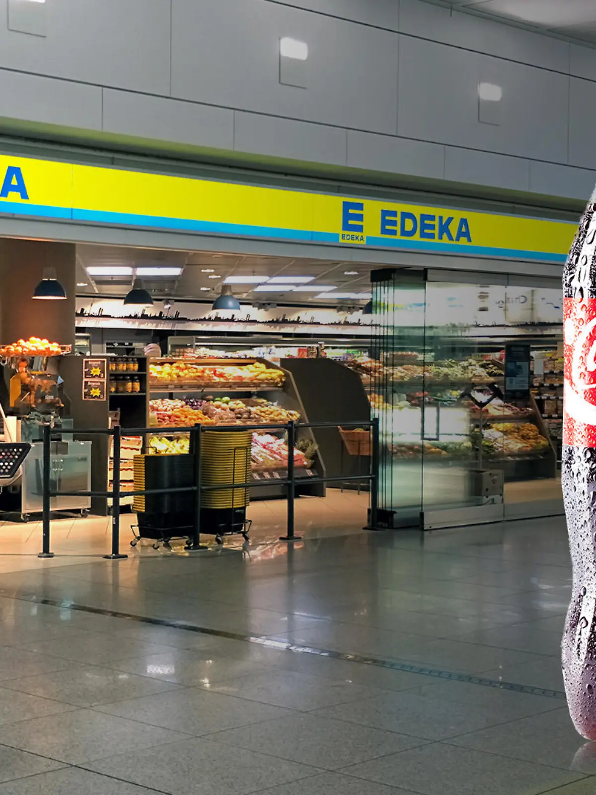 Edeka schmeißt Coca-Cola aus den Regalen.